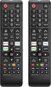 lot 22220 image: Pack of 2 Universal Remote for Samsung TVs   Compatible with Samsung Smart TV