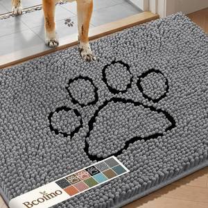 lot 22228 image: Bcoimo Chenille Doormats Absorb Moisture and Dirt 3020, Muddy Mats for Dog