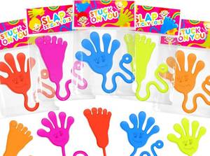 lot 22257 image: Large Sticky Hands & Feet Party Favors for Toddlers (20-200 pcs)