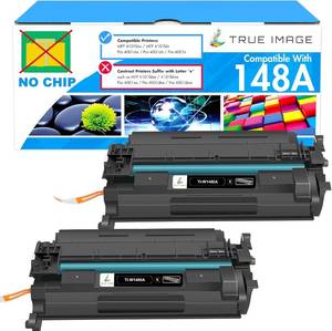 lot 22265 image: No Chip 148A 148X Toner Cartridge Black High Yield W1480A 4001n MFP 4101fdw