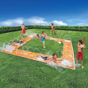 lot 22266 image: BANZAI Spring and Summer Toys Grand Slam Baseball Water Slide