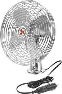 lot 22269 image: 12V 8 All-Metal Car Fan, 2-Speed Dashboard Mount Fan
