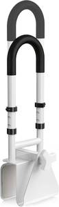 lot 22296 image: Adjustable Bathtub Safety Rail with Non-Slip Grip, Fits 3.1 6.7 Tub Walls