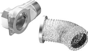 lot 22297 image: DV-90 Magnetic Dryer Vent Connector Kit with 2.6ft 6 Duct & Two Clamps
