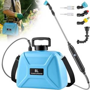 lot 22301 image: 2 Gallon Electric Pump Sprayer in Lawn and Garden, Backpack Weed Sprayer
