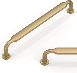 lot 22348 image: 10 Pack Champagne Bronze Cabinet Pulls 6.3 in (160 mm) Cabinet Handles