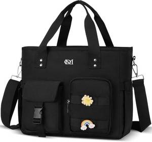 lot 22360 image: Insulated Lunch Bag for Women and Men, Leakproof Tote, Black