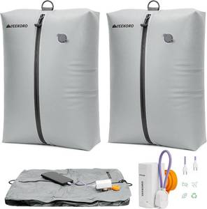 lot 22396 image: Vacuum Bag for Travel,IPX8 Waterproof Reusable Compression Bags