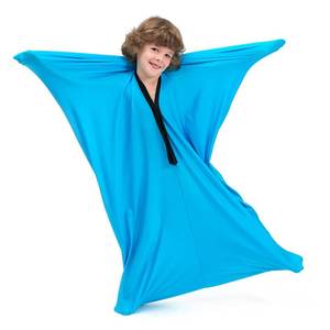lot 99913 image: SANHO Sensory Sock Body Sock,Small,3-5 Years, 40 H x 27 W,Good for Height30-41,Perfect for Children with Sensory Processing Disorder,Updated Version,Bright Blue