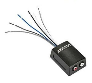 lot 20208 image: Kicker KISLOC2 Car Audio 2 Channel Line Output Converter w Remote Out Wire, 2 Pack