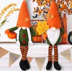Aivieyill Fall Gnome Decorations, 2 Pack