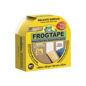 lot 20227 image: FrogTape Delicate Surface Painters Tape 1.88in x 60yd