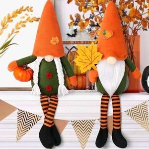 lot 20236 image: Aivieyill Fall Gnome Decorations, 2 Pack