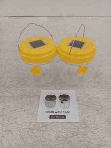 lot 20260 image: Solar Wasp Trap (2-Pack)