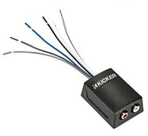 lot 20269 image: Kicker KISLOC2 Car Audio 2 Channel Line Output Converter w Remote Out Wire, 2 Pack