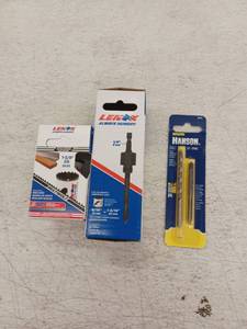 lot 20283 image: Lenox Hole Saw & Irwin Hanson Drill Bit 3 Pack