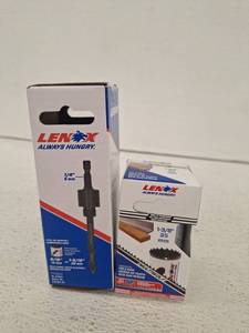 lot 20304 image: Lenox Hole Saw Arbor Adapter & Bit Set