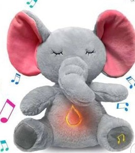 lot 20338 image: Anxiety Relief Plush Breathing Elephant