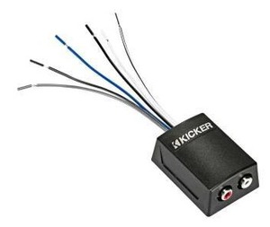 lot 20344 image: Kicker KISLOC2 Car Audio 2 Channel Line Output Converter w Remote Out Wire, 2 Pack