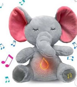 lot 20347 image: Anxiety Relief Plush Breathing Elephant