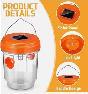 lot 20366 image: Solar LED Wasp Trap with Handle 2-Pack