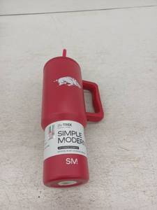 lot 20391 image: Simple Modern 40oz Tumbler w Straw - University of Arkansas