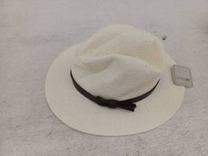 lot 20404 image: SunDian Hat Cream Straw Panama Hat w Black Band