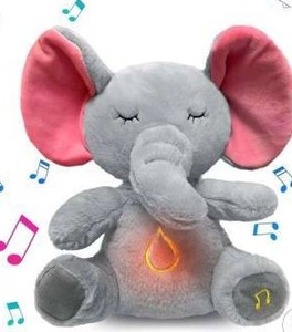 lot 20457 image: Anxiety Relief Plush Breathing Elephant