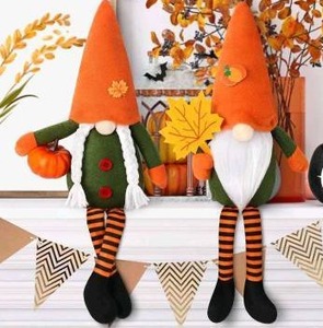 lot 20463 image: Aivieyill Fall Gnome Decorations, 2 Pack