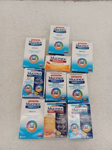 lot 20466 image: Mucinex Medicine Lot, 10 Pack