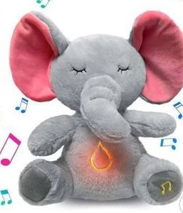 lot 20468 image: Anxiety Relief Plush Breathing Elephant