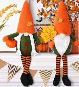 lot 20469 image: Aivieyill Fall Gnome Decorations, 2 Pack