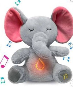 lot 20482 image: Anxiety Relief Plush Breathing Elephant