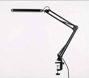 lot 20491 image: Desk Lamp with Articulating Arm and Clamp Base