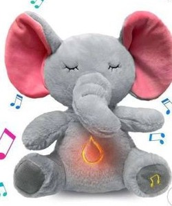 lot 20505 image: Anxiety Relief Plush Breathing Elephant