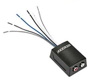 lot 20506 image: Kicker KISLOC2 Car Audio 2 Channel Line Output Converter w Remote Out Wire, 2 Pack