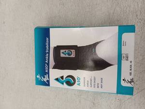 lot 20546 image: ASO Ankle Stabilizer Brace Support XS Black