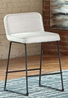 lot 20143 image: Signature Design by Ashley Nerison Counter Height Stool  Retail $86.99