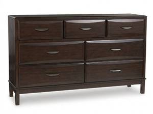 lot 20623 image: Vanmore Dark Brown collection by Ashley 7-Drawer Dresser  Retail $519