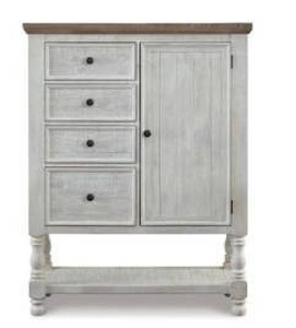 lot 20632 image: Ashley Havalance Door Chest  Retail $1399