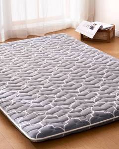 lot 201582 image: 6th Generation Japanese Floor Futon Mattress - Extra-Thick 9-Layer Modern Futon with 100% High-Density Foam, Portable Floor Mattress Sleeping Pad for Adults, Guest Room, Dormitory, Twin (39X70)