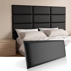 lot 201596 image: Headboards Wall Panel for Twin, Self-Adhesive 3D Wall Panels, Upholstered Wall Panel for BedroomLiving Room (4 Pieces 9.84 in x 23.6 in)