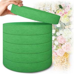 lot 201604 image: Max Shape Round Floral Foam Blocks,Large Dry Floral Foam for Artificial Flowers,Craft Project,Wedding Aisle Flowers,Arty Decoration 6 Pack (9.84)