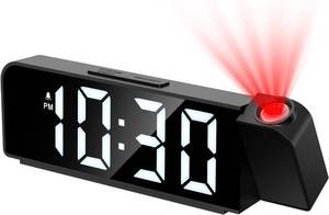 lot 301665 image: AMIR Projection Alarm Clock for Bedroom Ceiling, Projector Alarm Clock