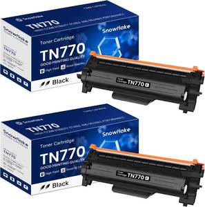 lot 401570 image: TN770 TN-770 TN 770 Toner Cartridge Compatible TN770 Super High Yield Black Toner Replacement for Brother TN 770 TN-770 MFC-L2750DW HL-L2370DW HL-L2395DW Printer Toner (2-Pack).