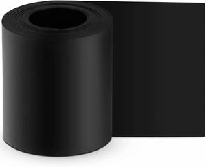lot 401585 image: 12 Gauge 20 Feet Grass Weed Barrier Landscape Edging 10 inch Depth Flexible Border Roll Lawn Landscape Garden Edging for Backyard Driveway Path Sidewalk