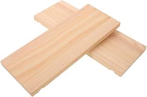 lot 401587 image: Sewroro 2 Pack Solid Wood Pegboard Shelves for Closet and Kitchen