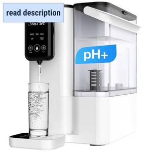 lot 101731 image: Retails for $400 SimPure Y9A UV Countertop Reverse Osmosis Water Filter, Alkaline