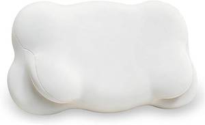 lot 101736 image: Ergonomic Cloud Memory Foam Pillow - Ergonomic Pillows, Adjustable Neck Support Pillow, Mellow Cloud Alignment Pillows with Cooling Breathable Cover for Side Back Stomach Sleepers (White)