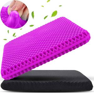 lot 111760 image: Gel Seat Cushion for Long Sitting, Gel Chair Cushion (Large & Thick)